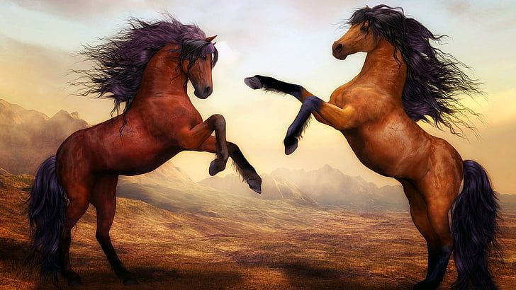 horse-mane-painting-art-horses-wallpaper-preview